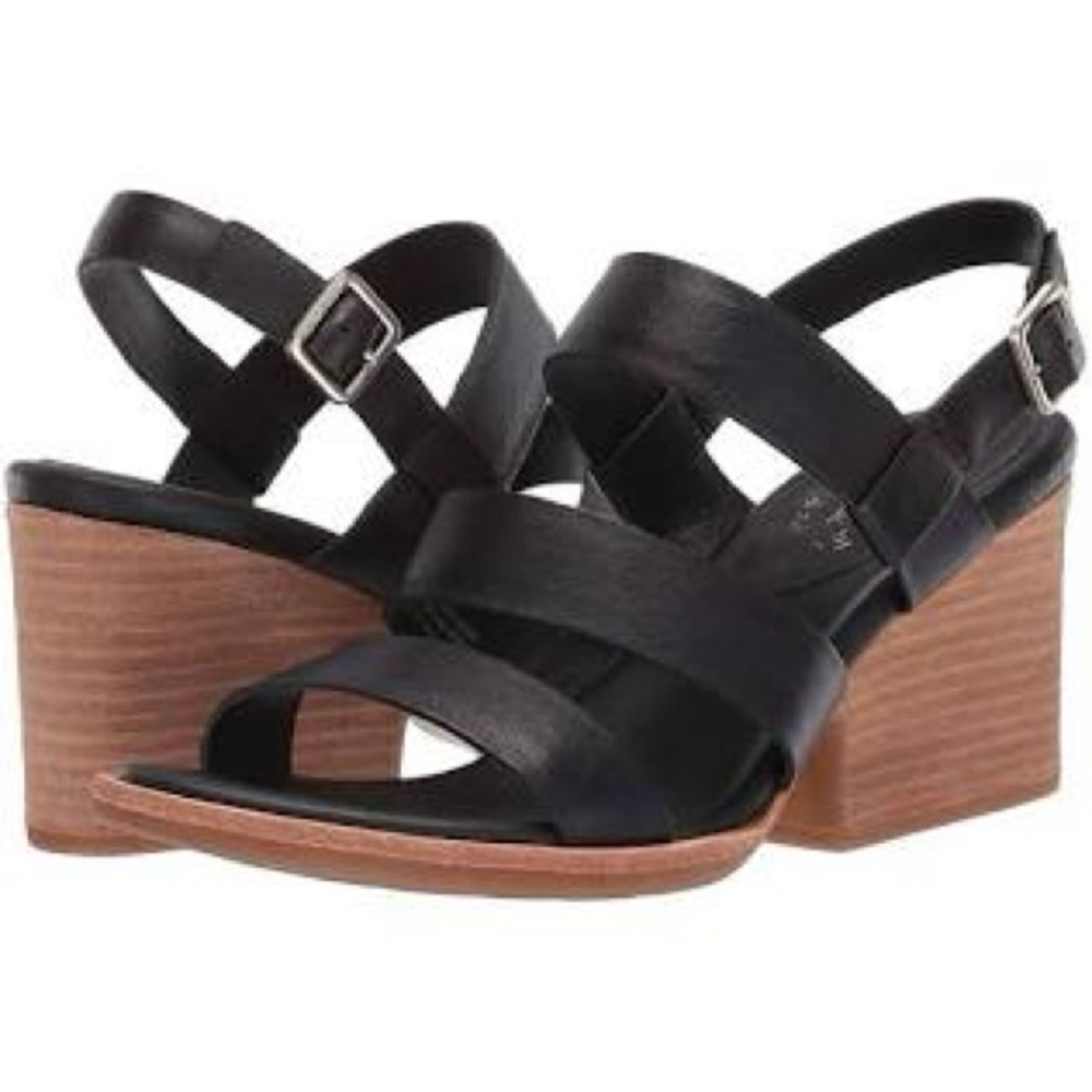 Kork-Ease Black Gehl Sandals size 8, New in box